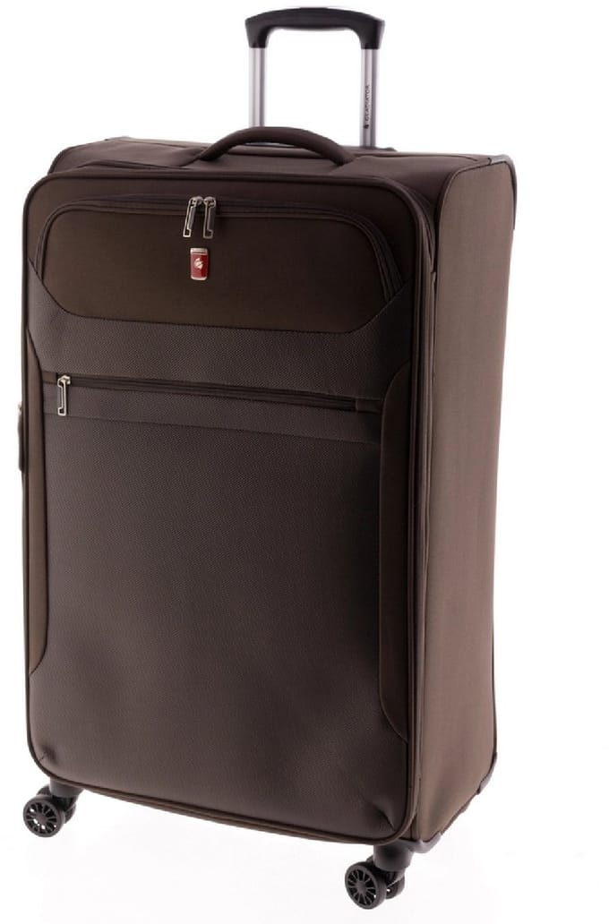 Gladiator 3D Grote Koffer - 78 cm - 100/115 liter - Expandable - Bruin