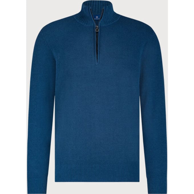 Blue Industry De chenille half-zip pullover |