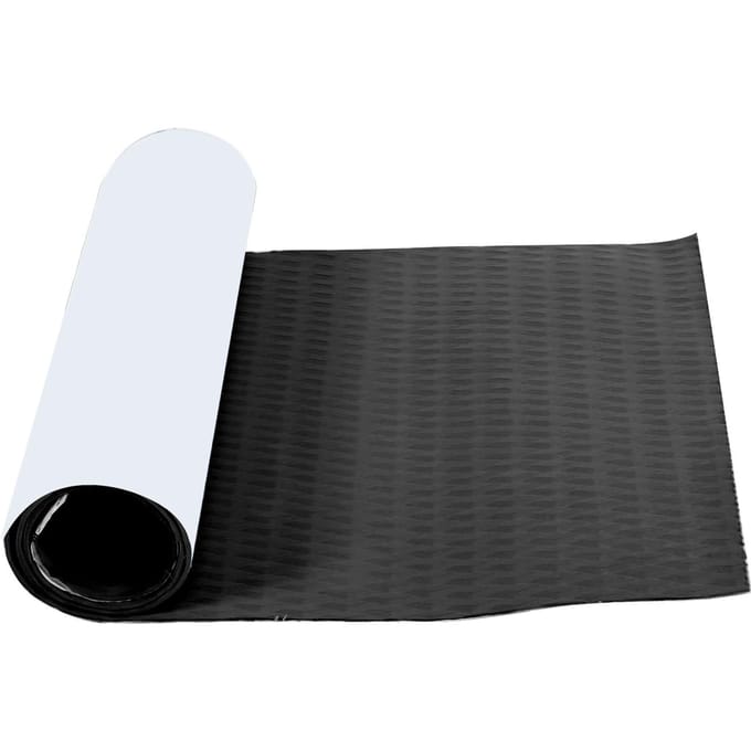 Planche à pagaie SUP Adhésif de Traction Tapis Antidérapant EVA Grip de Pont Rainuré Diamant Pad de Queue noir