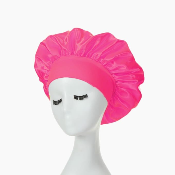 Slaapmuts voor dames met brede rand Slaapmuts Haarbonnet voor krullend haar Douchemuts Kinderen Mannen