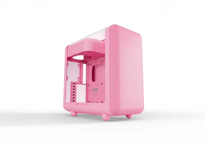 HYTE X50 Strawberry Milk / Pink (Pink) - Case - Miditower - Pink