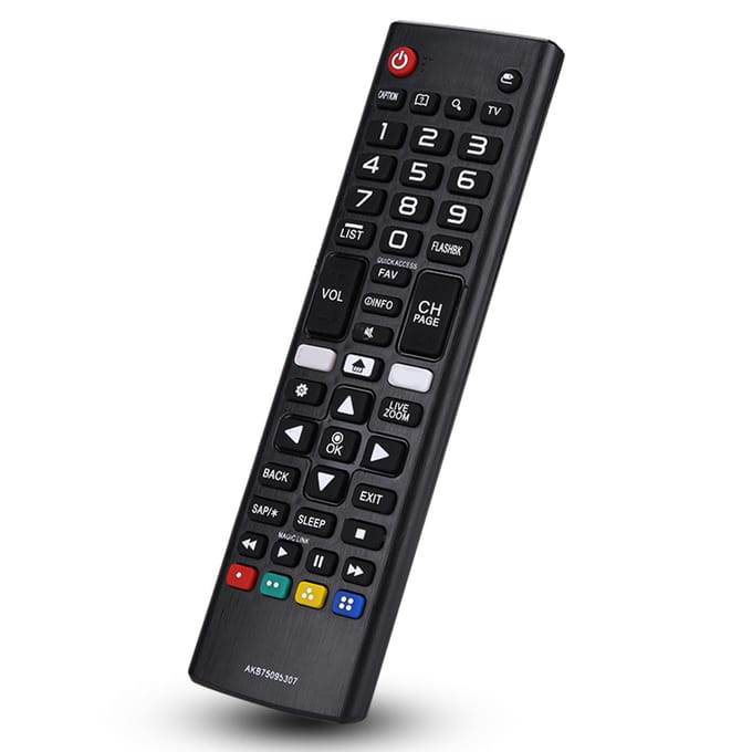 Télécommande ABS 3D de remplacement pour LG LG AKB75095307 black