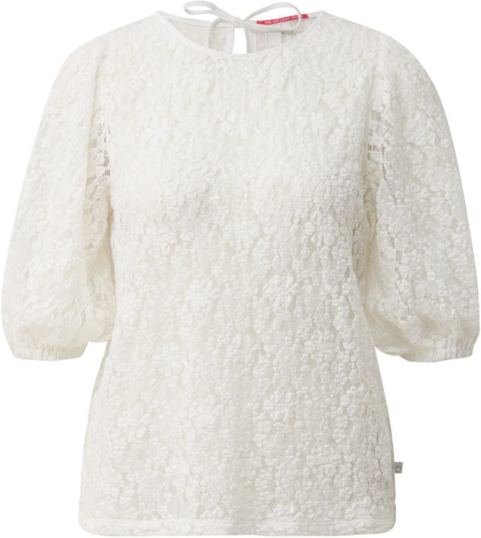 Damesblouse met kant QS Regular Fit