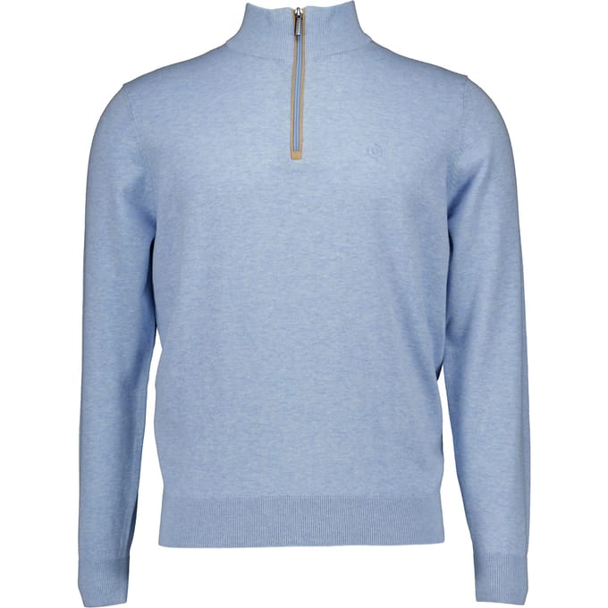 Bugatti Herren Pullover 1/1 Arm  Lichtblauw 7500-15510e