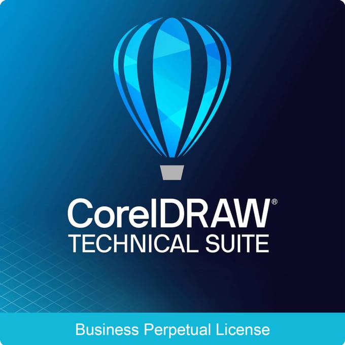 CorelDRAW Technical Suite 2025 Business Perpetual License 1 - 4 Gebruiker(s) Nieuwe aankoop inclusief 1 jaar onderhoud