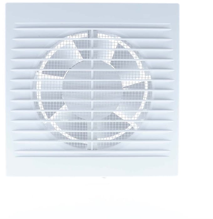 Badkamer-/ toiletventilator S 125 wit