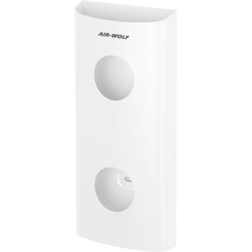AIR-WOLF Hygiënezakjesdispenser voor maximaal 25 hygiënezakjes - RVS Wit Wit