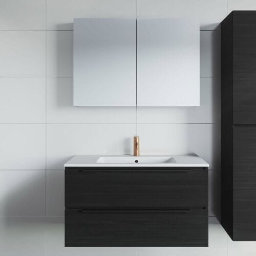 Riho Spring DEW washbasin set incl. mirror cabinet 80 cm, F001087D03