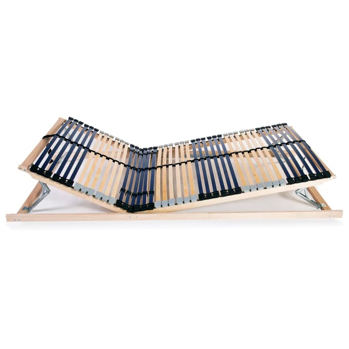 vidaXL - Lattenbodem - met - 42 - latten - 7 - zones - 100x200 - cm