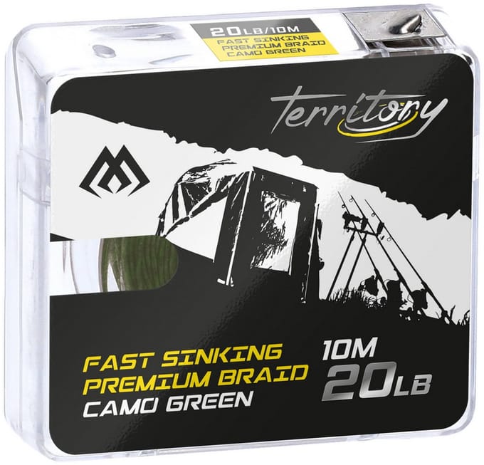 Mikado Snel Zinkend 20lbs Camo Groen Prio-Lijn 10m