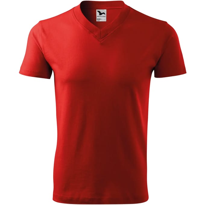 T-shirt met V-hals Malfini 102