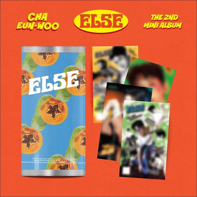 CHA EUN-WOO [ELSE] Le 2ème Mini Album (Kiwee VER.) + Cadeau gratuit 1EA gray