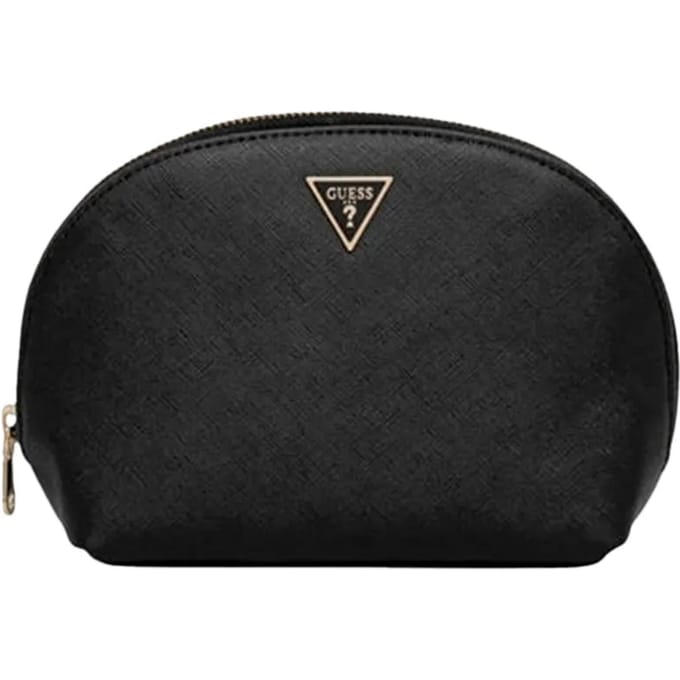 GUESS Utensil zak Dome Cosmetic Pouch Black Zwart