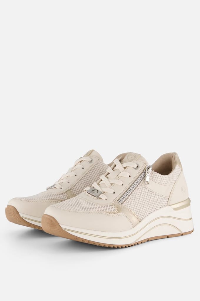 Remonte Sneakers H-leest beige Synthetisch - Maat 38