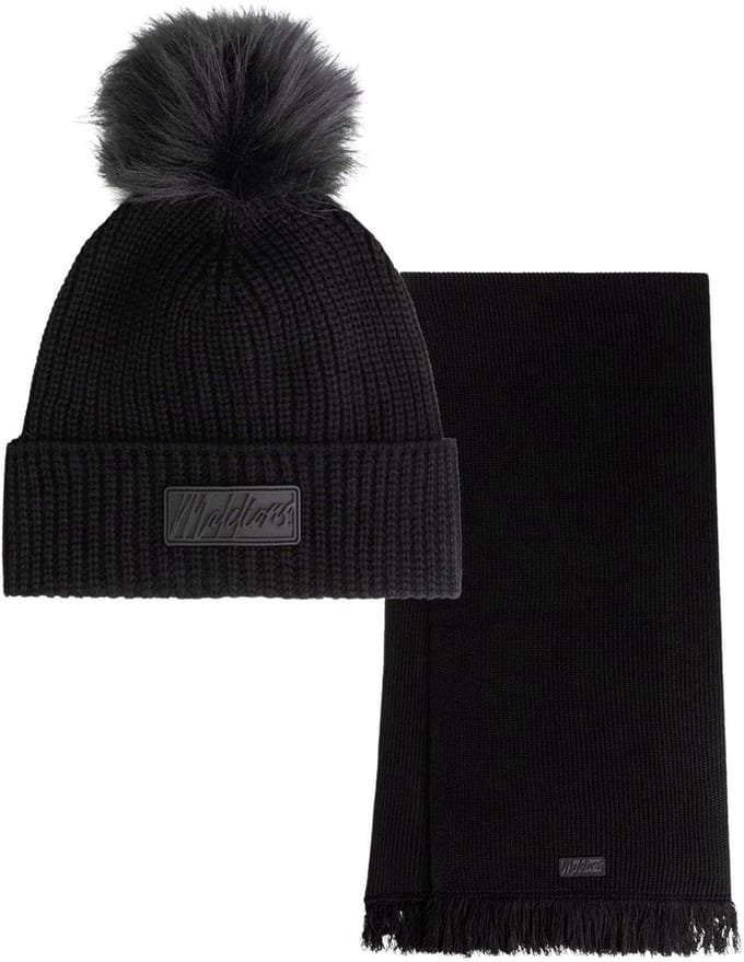 Malelions Knitted Beanie en Sjaal Set Dames