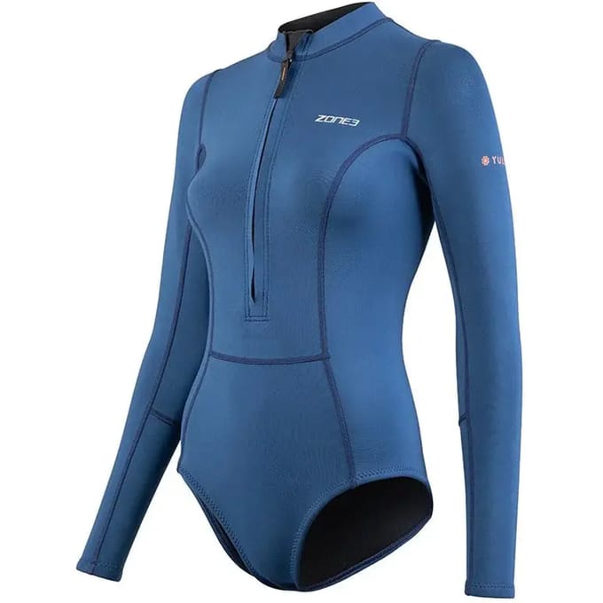 Korte neopreen overall met lange mouwen voor dames Zone3 Yulex®