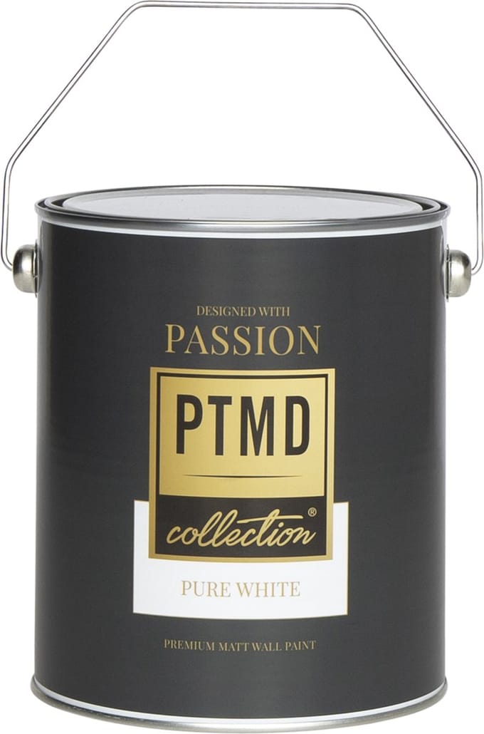 PTMD verf Premium wall paint Pure White 2,5L - muurverf afwasbaar - paint
