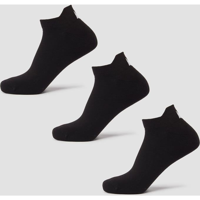 MP unisex trainingssokken (verpakking met drie stuks) - Zwart - UK 2-5