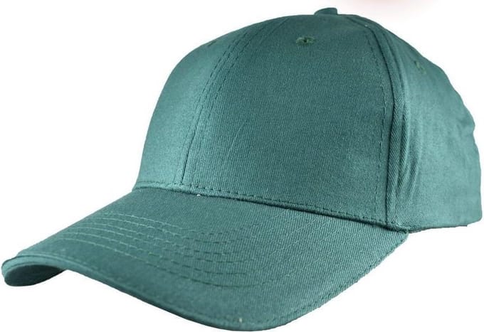Benza - Katoenen Soft Brushed Cap – 5 Panel - Donkergroen