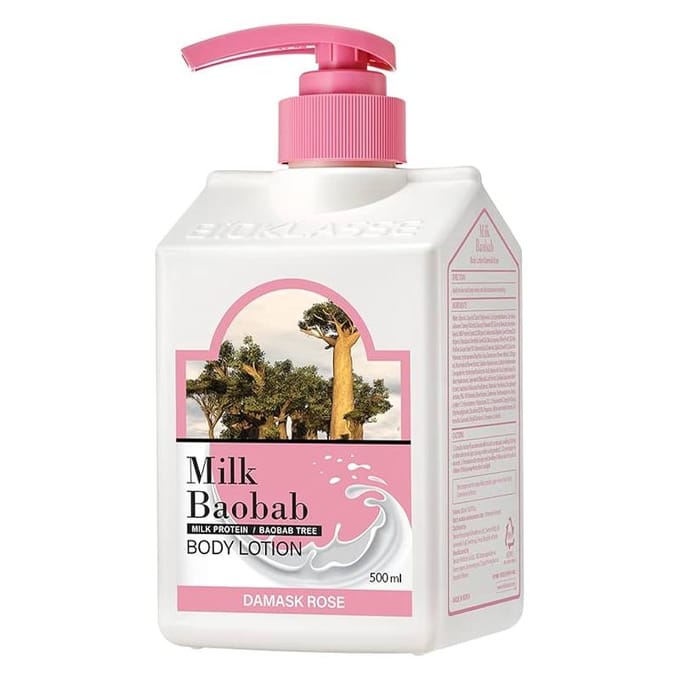 [Milk Baobab] Lotion Corporelle Originale Rose de Damas 500ml white