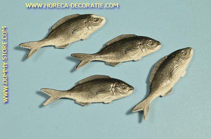 Sardientjes, 4 stuks - 120x40 mm - Visdummy