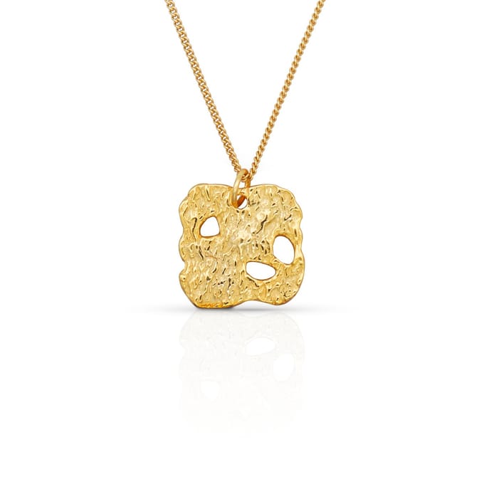 Schitterende 18K Gold Plated Zilveren Halsketting