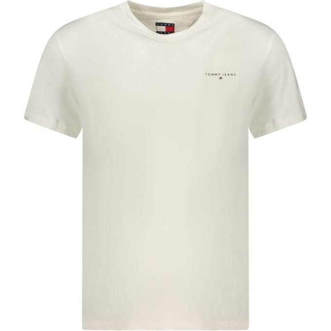 Tommy Hilfiger Witte Katoenen T-Shirt voor Mannen
