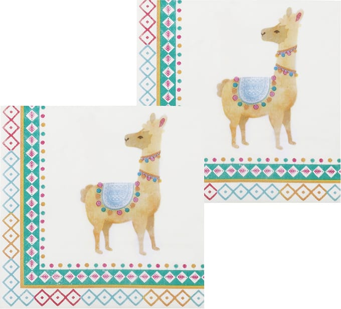 Boland - 12 Servetten Lama - Lama - Lama