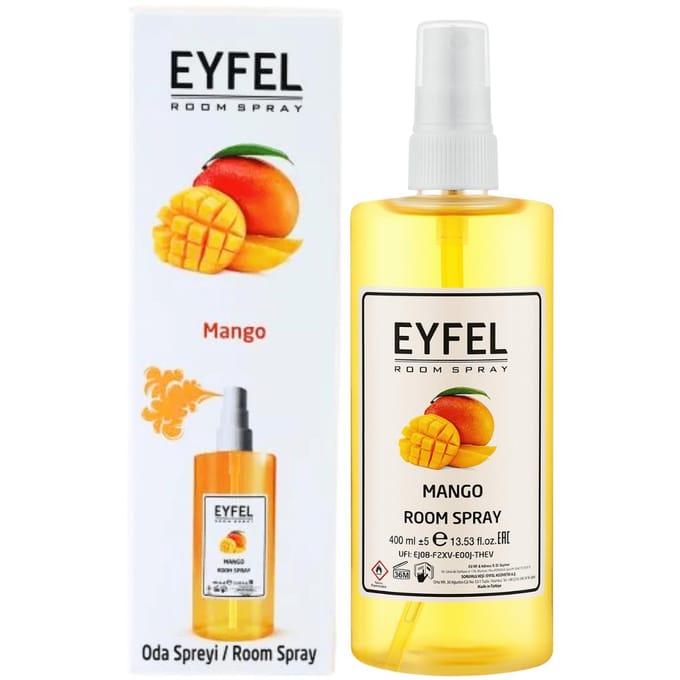 EYFEL - spray désodorisant parfum mangue, 400ml