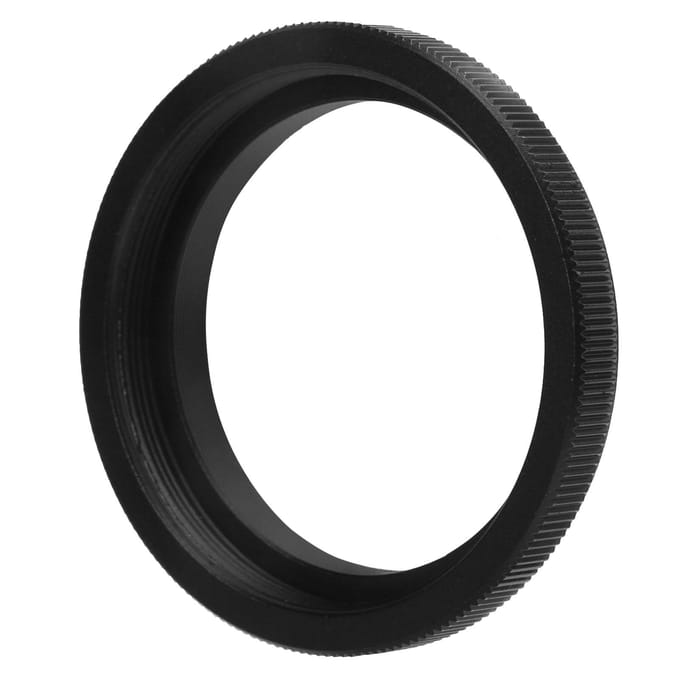 SCT naar M48x0.75 Adapter Vrouwelijk Transformeren naar Mannelijke Draad T-Ring Adapter Telescoop Converter black