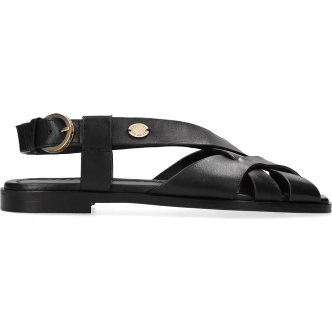 Fred De La Bretoniere Gitel Cross Sandalen - Dames - Zwart - Maat 36