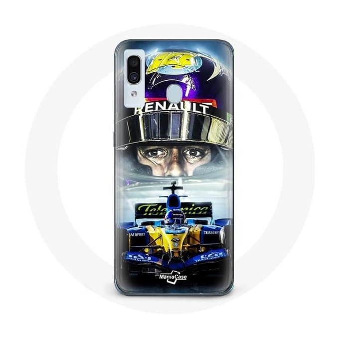 Case voor Samsung Galaxy A40 Formule 1 Fernando Alonso Díaz Spaanse F1-coureur