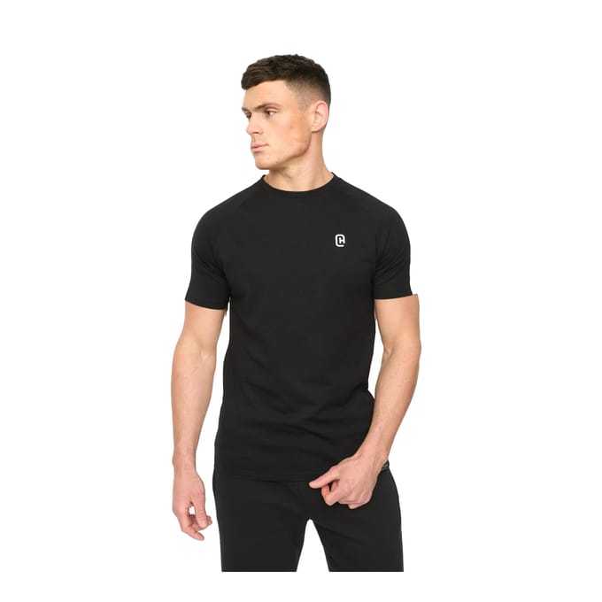 Crosshatch Heren Cresswill T-Shirt (Zwart)