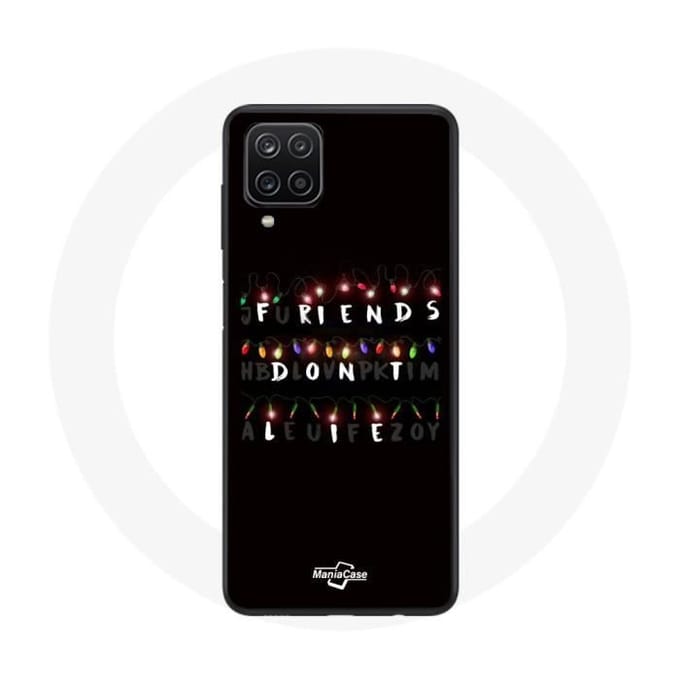 Coque pour Samsung Galaxy A22 4G - Stranger Things - Affiche Friends Don't Lie - Noir - Plastique - Mixte