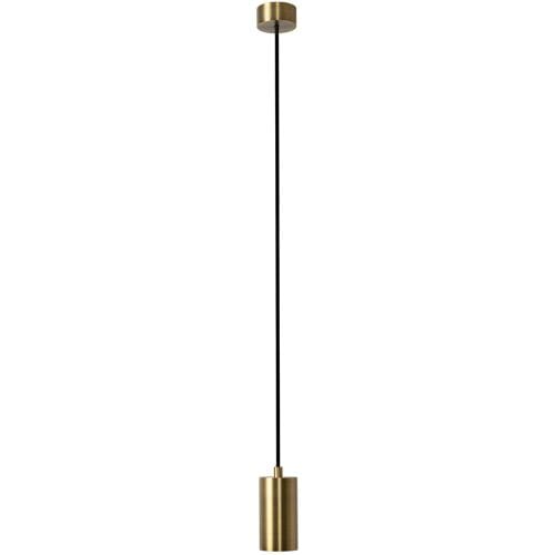 KS Verlichting binnenlamp - Luxum hanglamp - messing - hanglampen eetkamer - aluminium - dimbaar - E27 - lengte instelbaar - 5.5cm