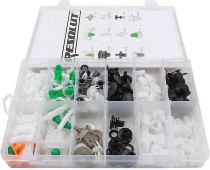 Assortiment bekleding clips voor Audi 160-delig