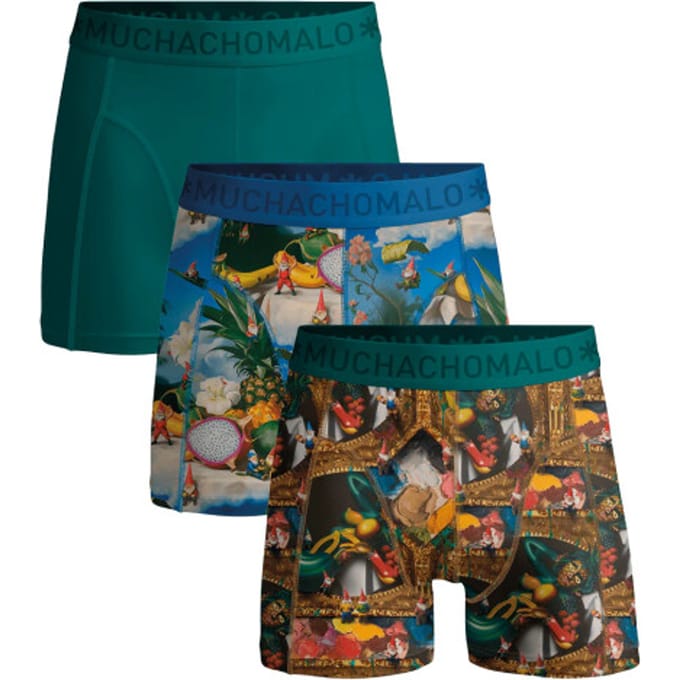 Muchachomalo Jongens 3-pack boxershorts fruit life