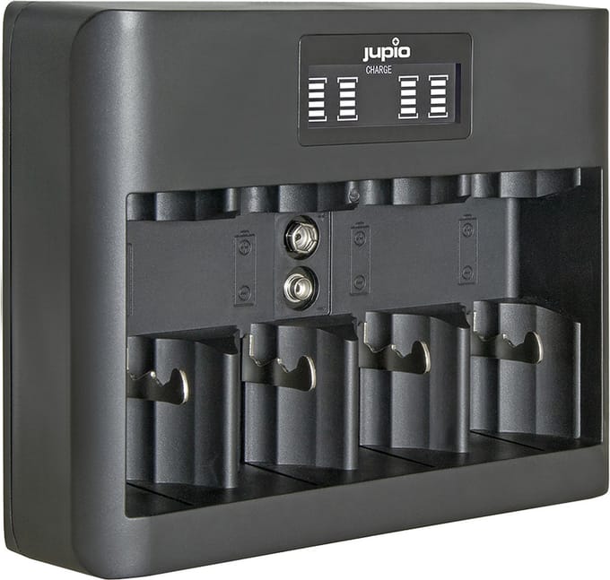Jupio USB All-in-One Charger (AA/AAA/C/D/9V) LCD