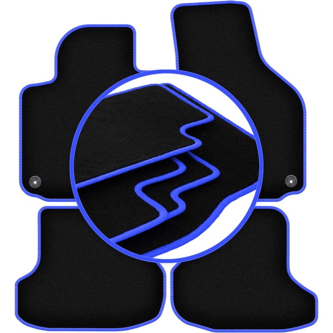 CARLUX-BLUE automatten voor: Volkswagen Golf VI cabrio (2011-2016)