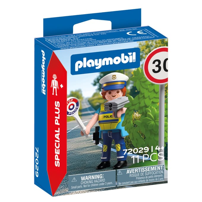 Politie Simulatiespel + Snelheidsmeter SPE+ Playmobil