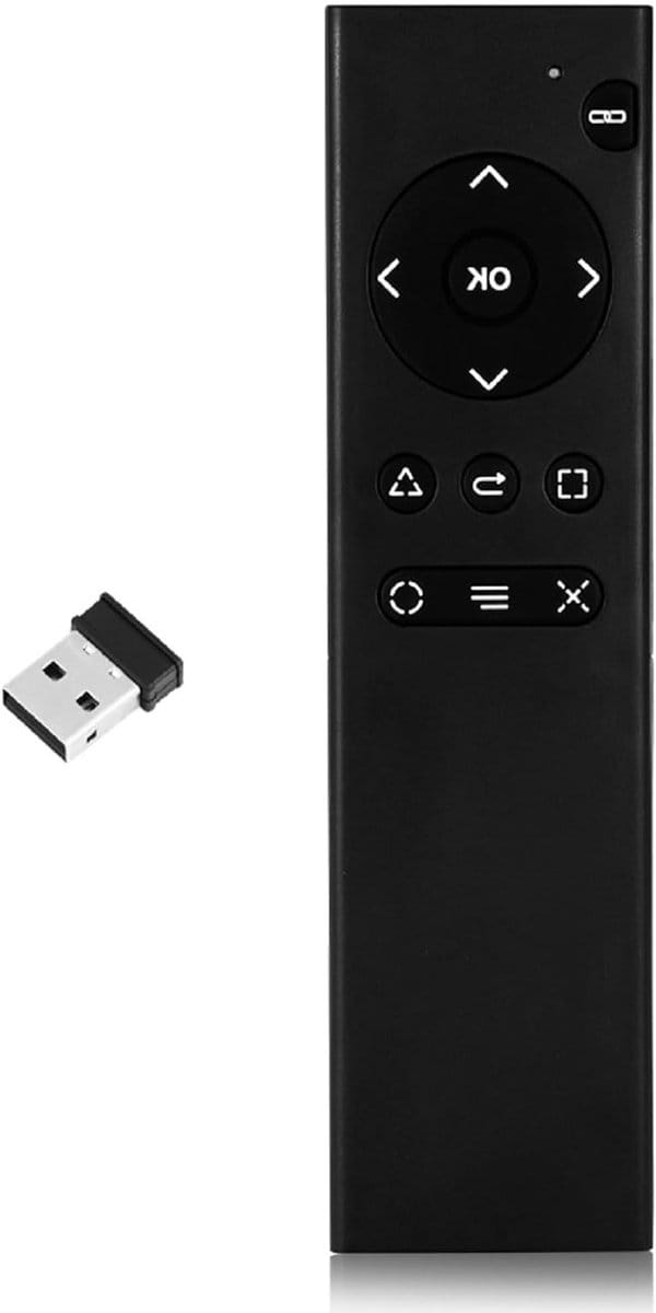 Draadloze Media Afstandsbediening voor PS4 - Multimedia Controller voor Spelconsole, DVD en Streamingdiensten, 2.4GHz Verbinding