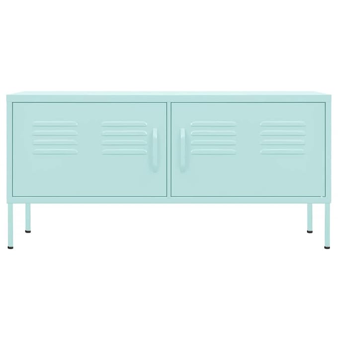 vidaXL - Tv-meubel - 105x35x50 - cm - staal - mintkleurig