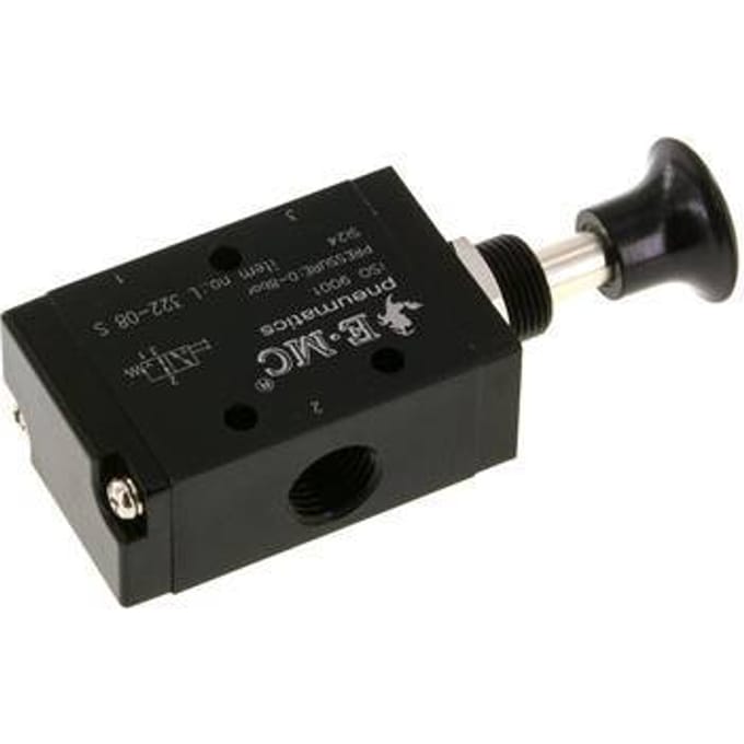 3/2 G1/4'' Axiale Handbediende Hefboom Ventiel 0-8bar/0-112psi E.MC
