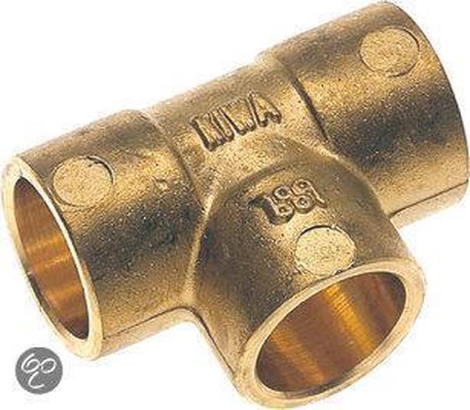 Mes,Cap,T-Stuk 12X12X12Mm Plieger Label Bl/Rd 2St (G/K)