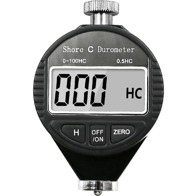 Hardheidsmeter Bandenkunststoffen Rubberhardheidstesttool Digitale Durometer LCD-schermhardheidsmeter 0-100HC