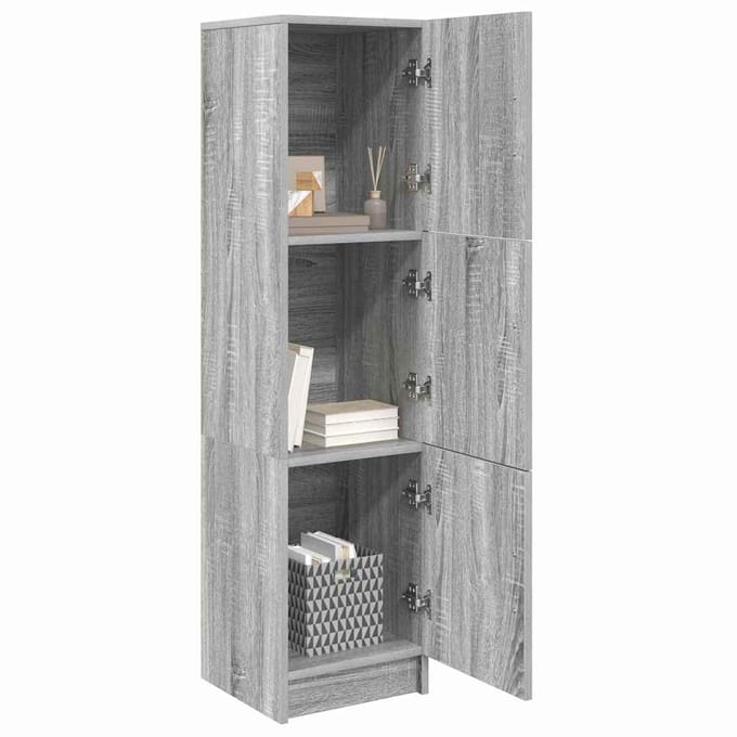 vidaXL - Highboard - Grijs - Sonoma - 31.5 - x - 32 - x - 122.5 - cm