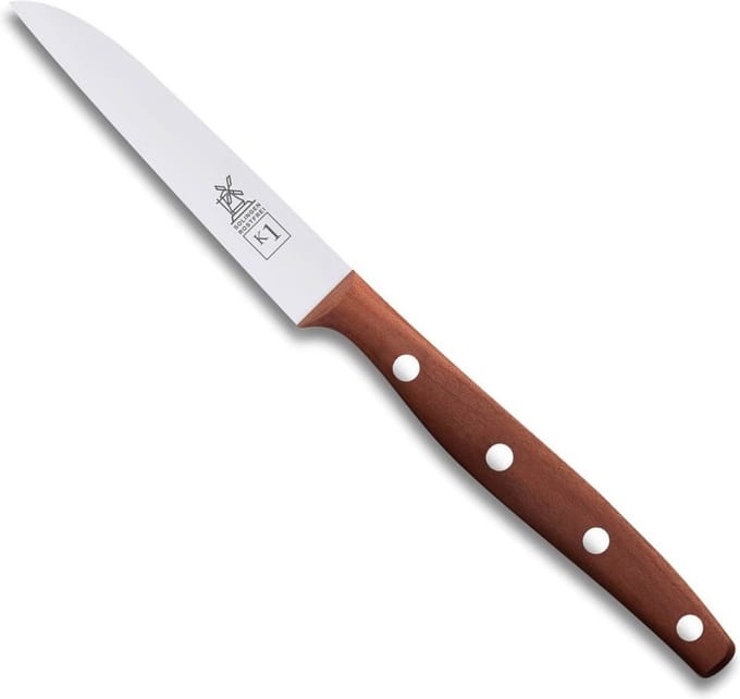 Robert Herder K1 Schilmes/Groentemes – Carbonstaal – Recht – Lemmet 9 cm – Heft Pruimenhout
