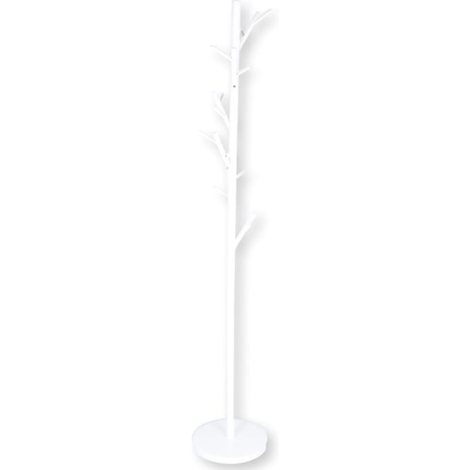 Staande kapstok Tree - stalen - 18 haken - wit