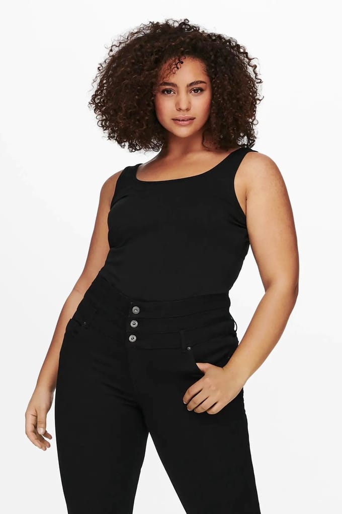 ONLY CARMAKOMA - CARTIME TANK TOP JRS Dames Top