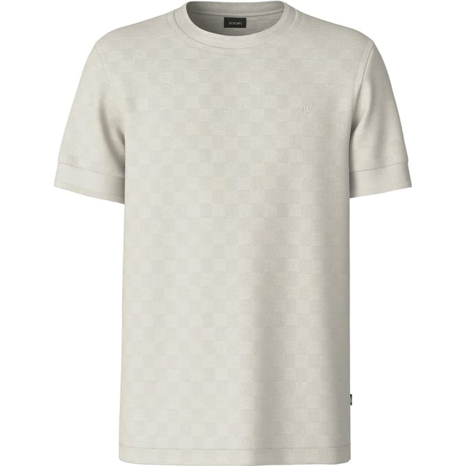 T-shirt met logostitching model 'Benluco'